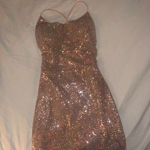 Windsor Pink Sequin Dress